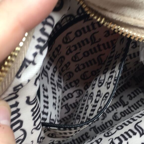 NWT Juicy Couture Queen Of Everything Backpack Velour Cafe/Powder Blush main image 12